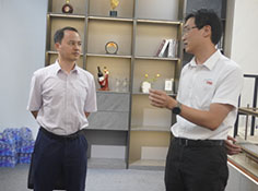 清遠(yuǎn)市委組織部副部長楊勇一行蒞臨鈦美鋁業(yè)調(diào)研人才培養(yǎng)工作